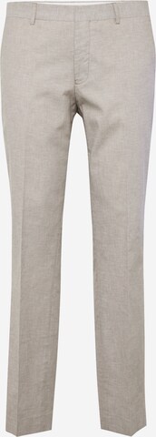 Matinique Regular Панталон с ръб 'Las' в сиво: отпред