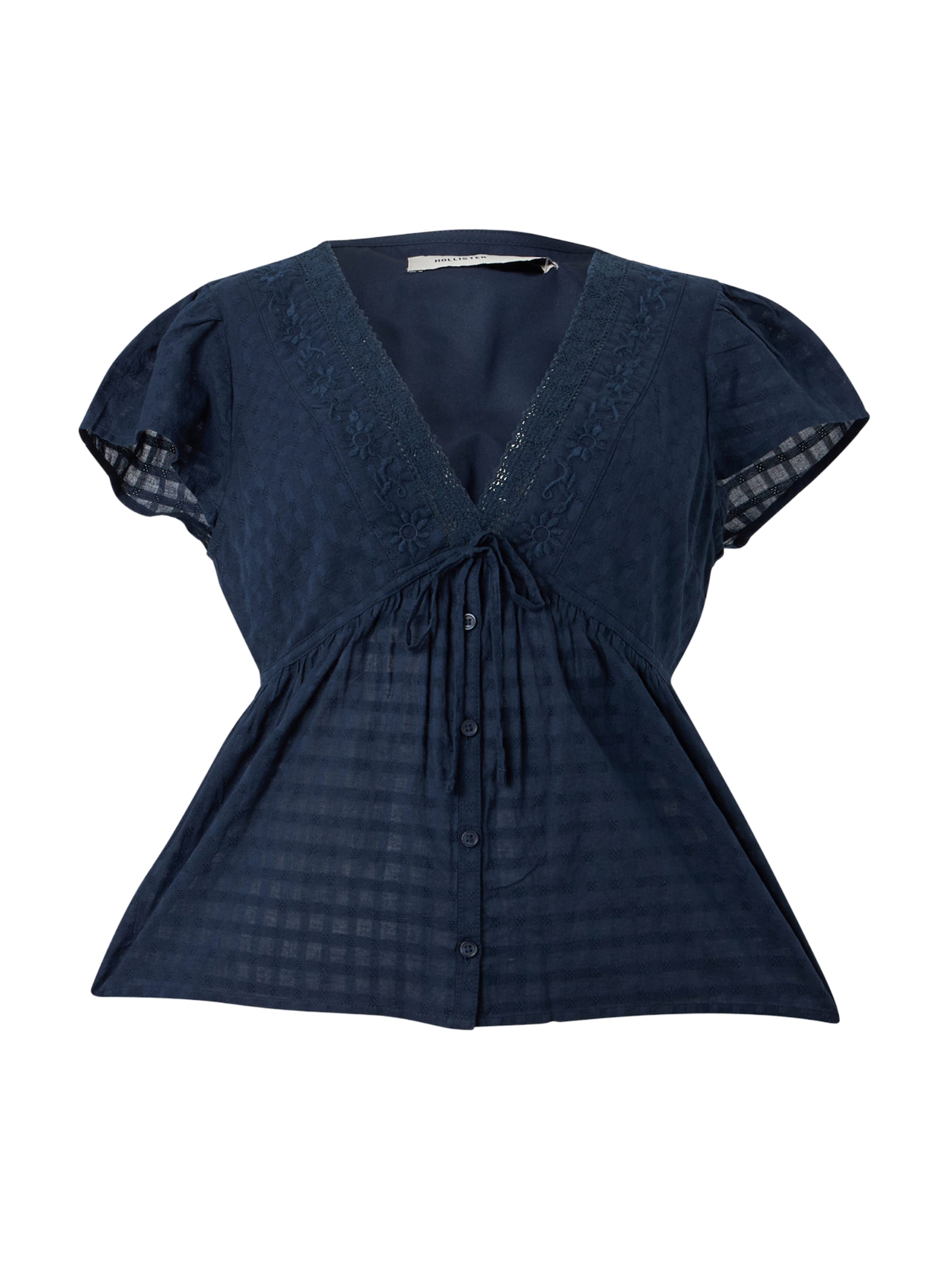 HOLLISTER Blouse in de kleur Navy, Productweergave