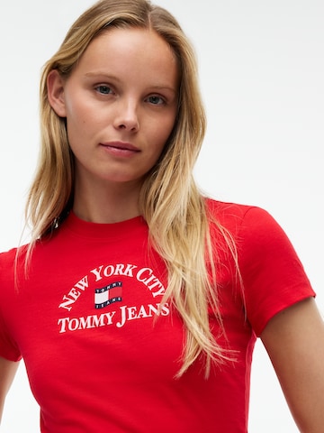 Tommy Jeans - Camisa em vermelho