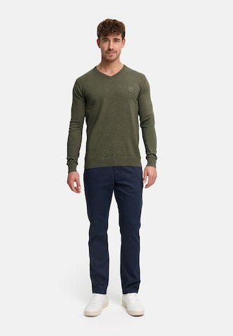 INDICODE JEANS Trui 'Tikks' in Groen