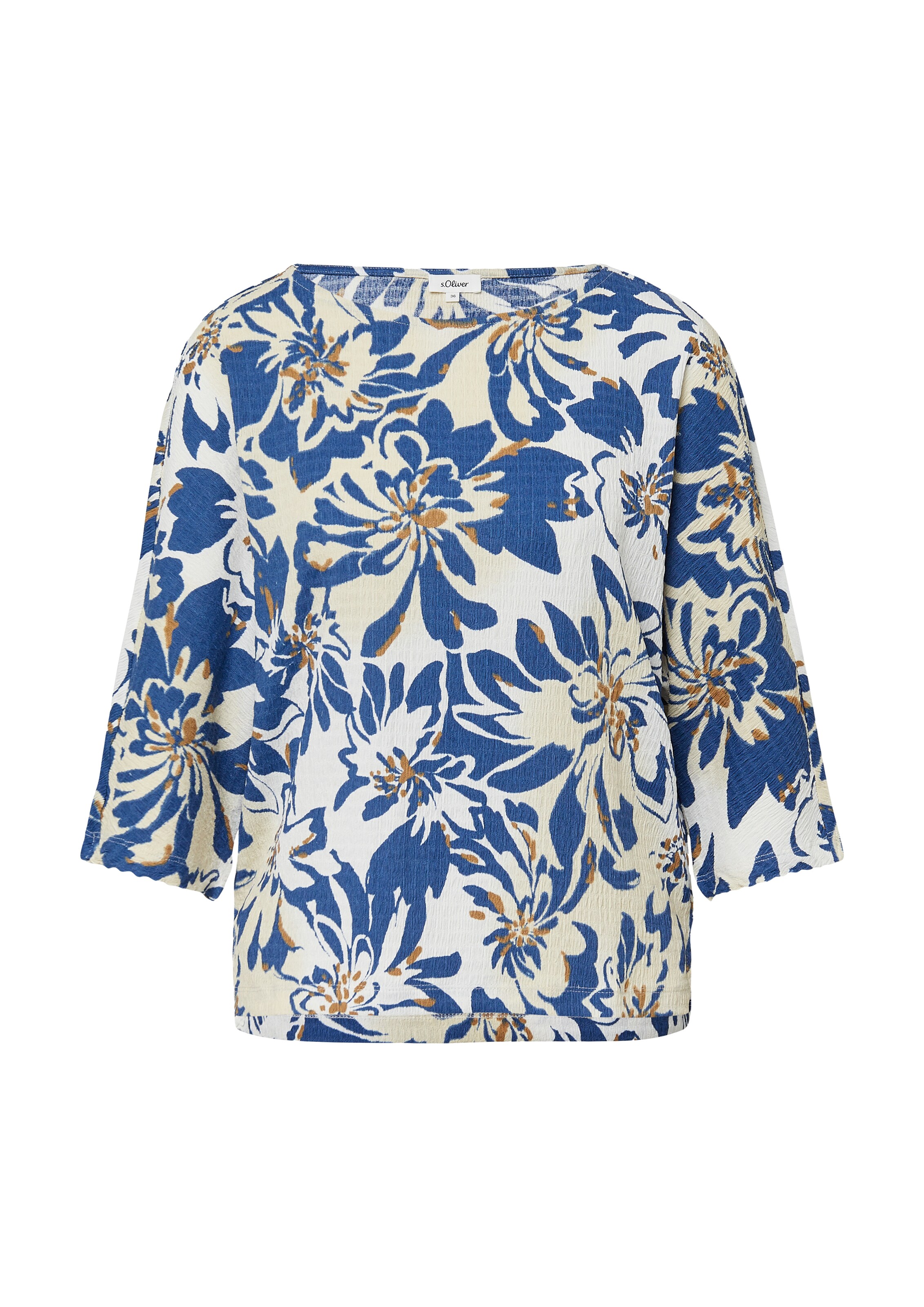 T-shirt s.Oliver en beige : devant