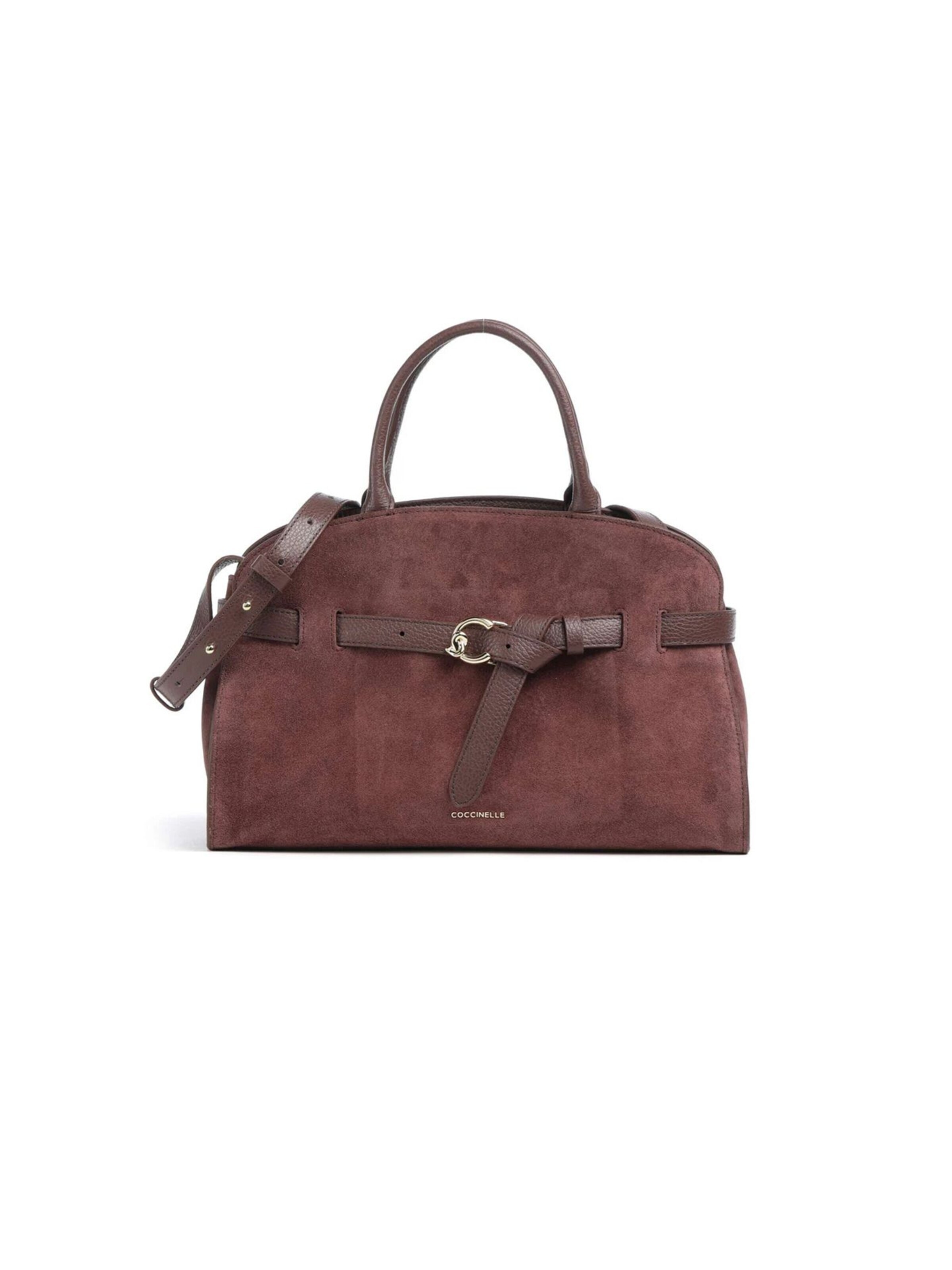 Coccinelle - Bolso de mano en marrón: frente