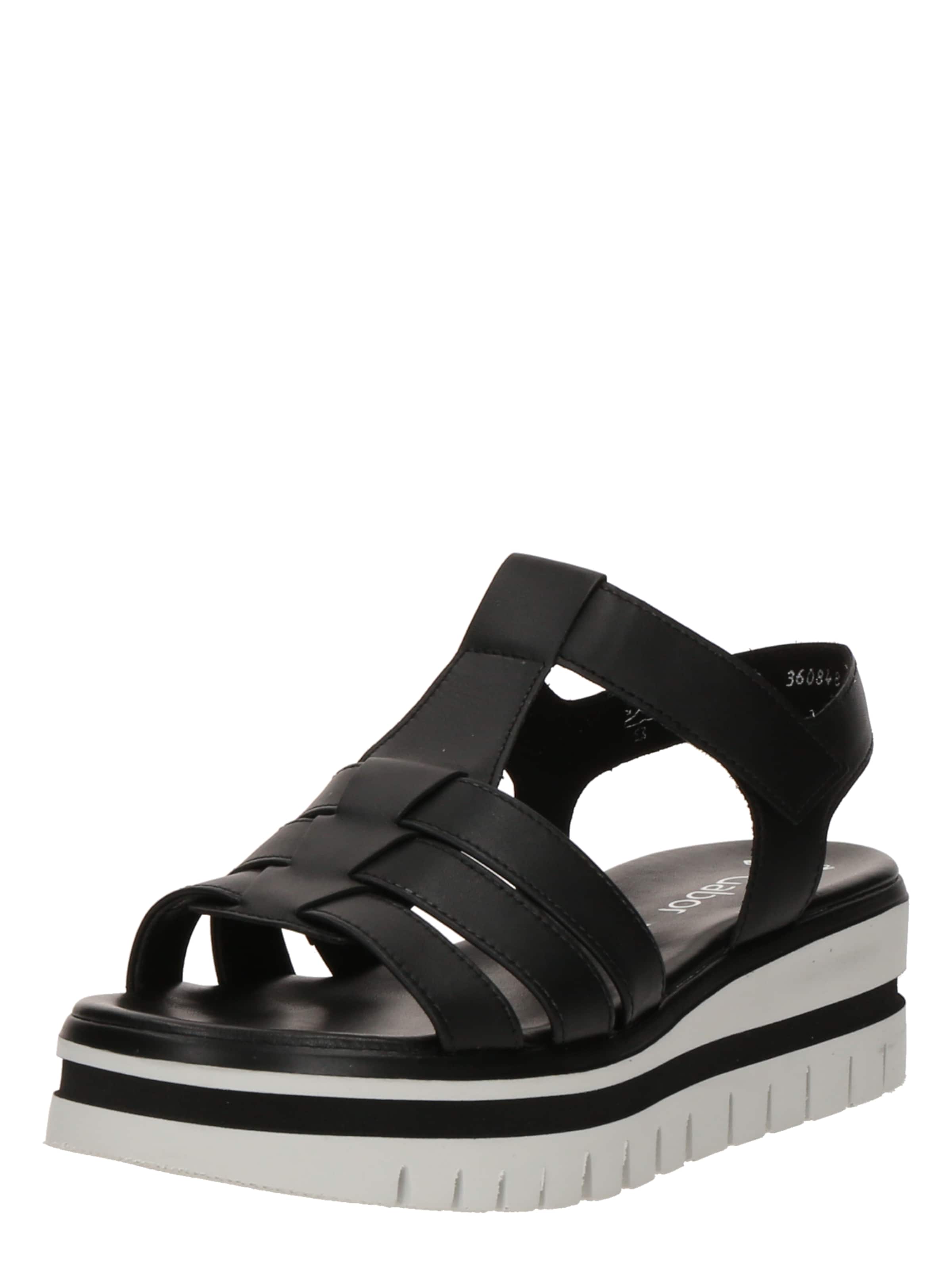 GABOR Pántos szandál - fekete: elől