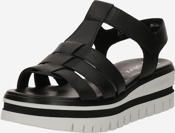 GABOR Remmisandaalit värissä musta: etupuoli