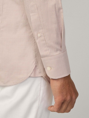 Hackett London Slim Fit Hemd in Beige