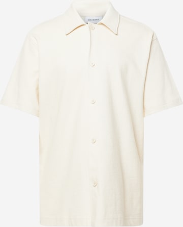 WEEKDAY Regular fit Риза в бяло: отпред