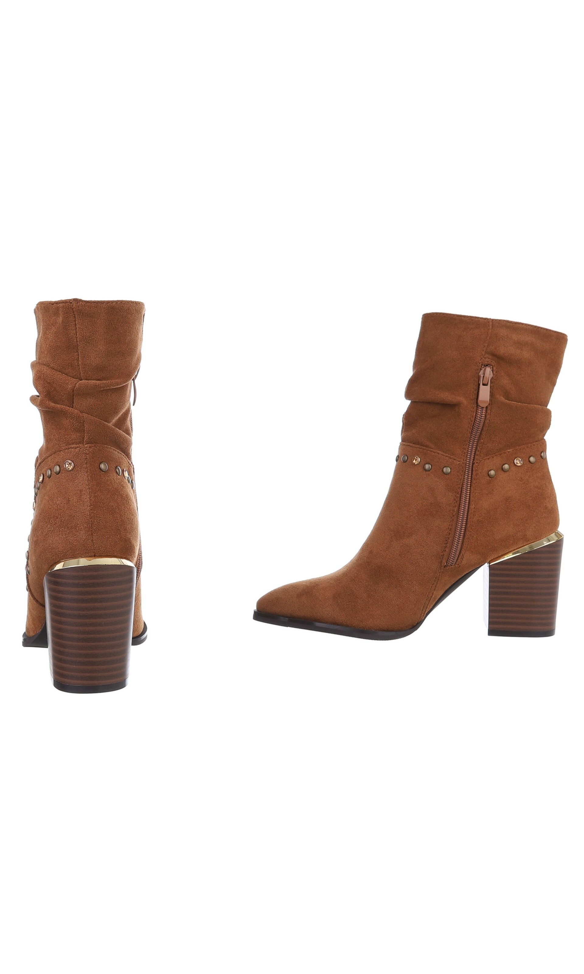 Ital-Design Stiefelette in Beige