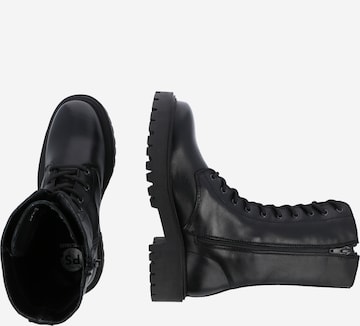 PS Poelman Lace-Up Ankle Boots in Black