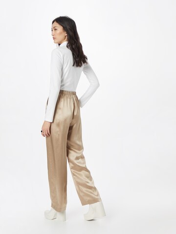 Max Mara Leisure Loose fit Trousers 'FISCHIO' in Gold