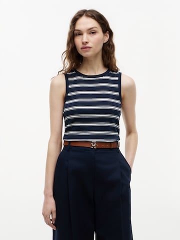TOMMY HILFIGER - Top em azul: frente