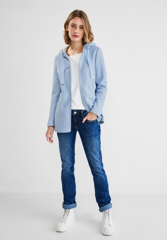 STREET ONE Sweatjacke in Blau