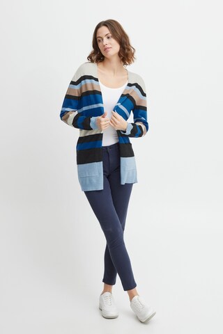 Fransa Knit Cardigan in Blue