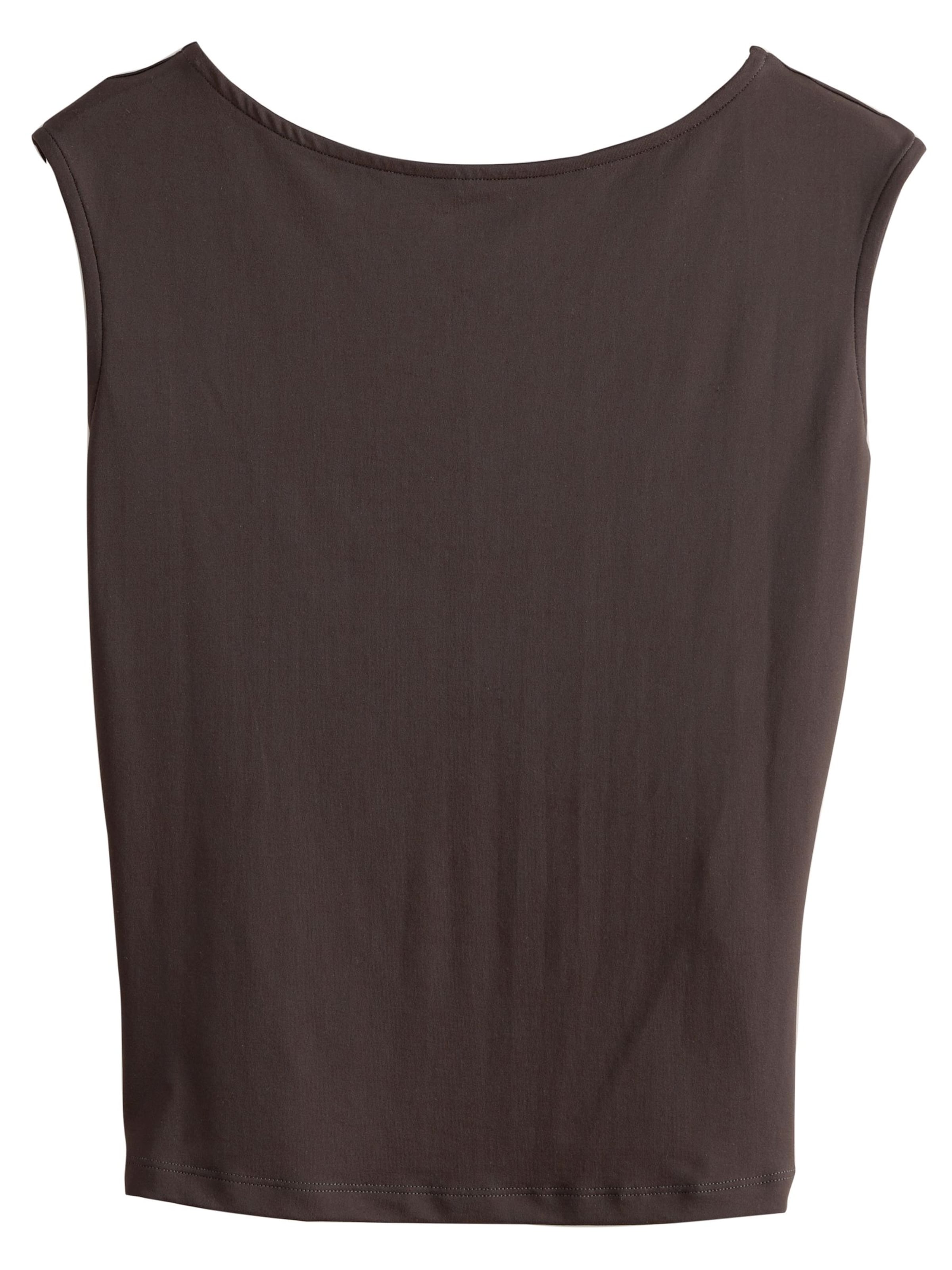 Next Tričko – hnědá: přední strana