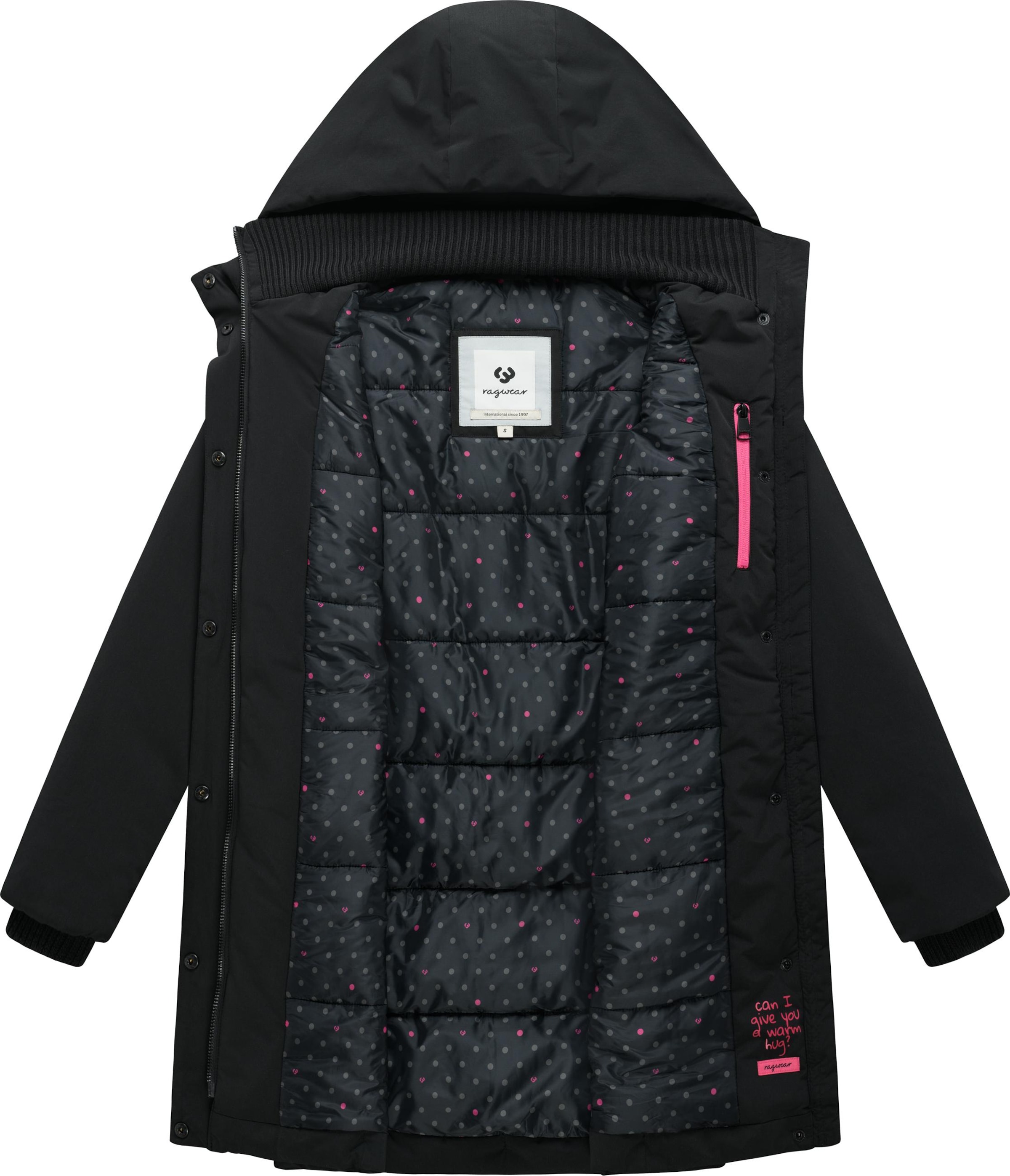 Cappotto funzionale 'Northe Y' di Ragwear in nero