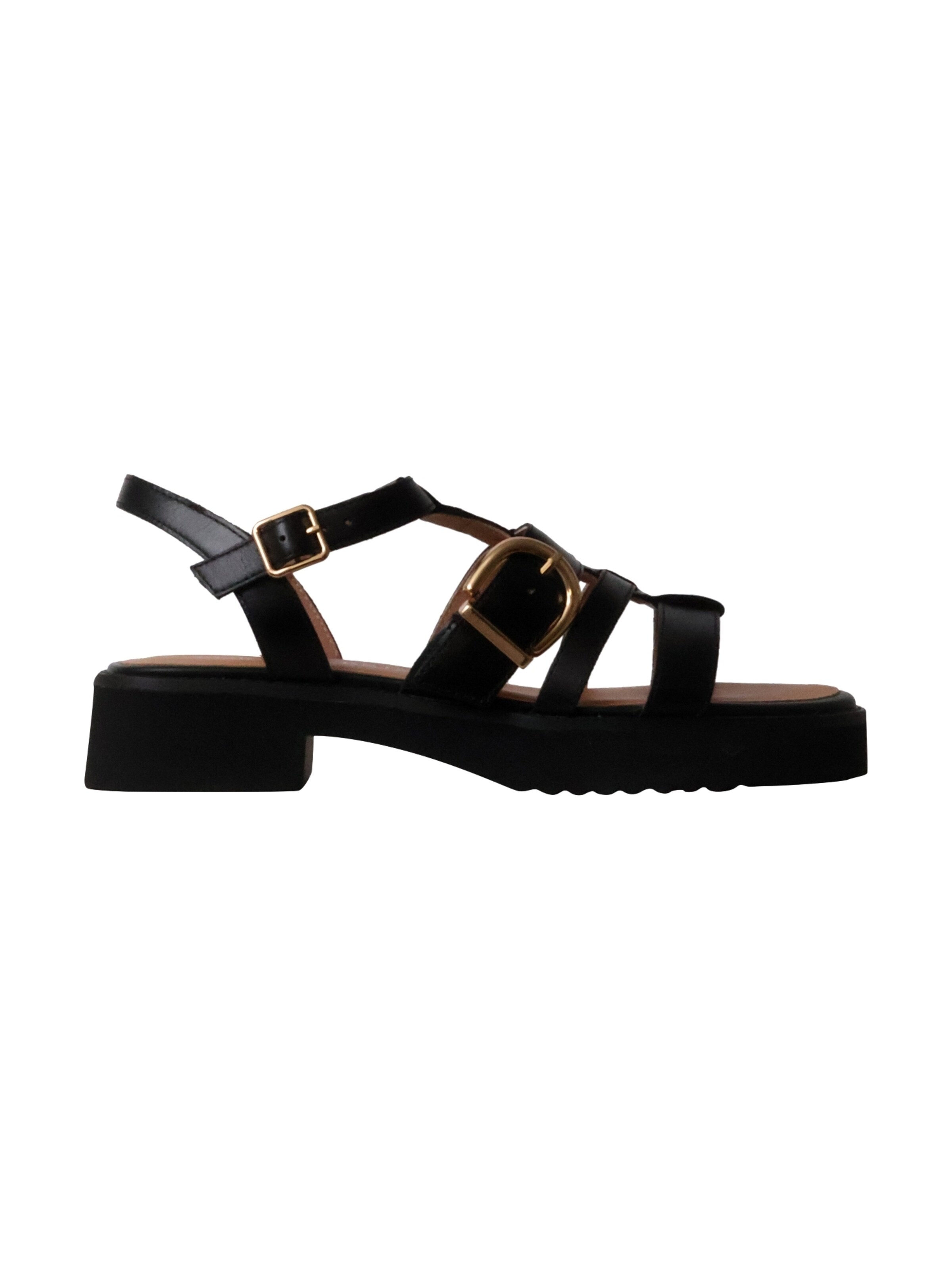 Emilie Karston Sandale‌‌‌‌‌‌‌‌ in Schwarz: Vorderseite