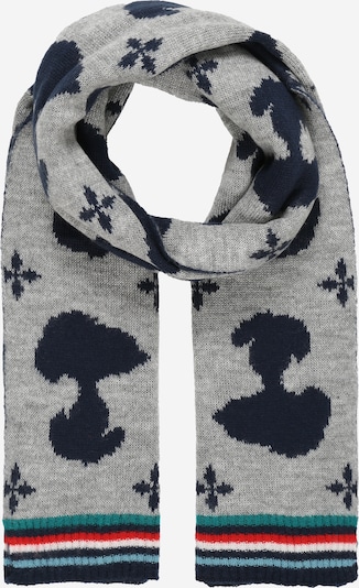 Sciarpa 'PEANUTS' CODELLO di colore navy / blu chiaro / grigio / rosso / bianco, Visualizzazione prodotti
