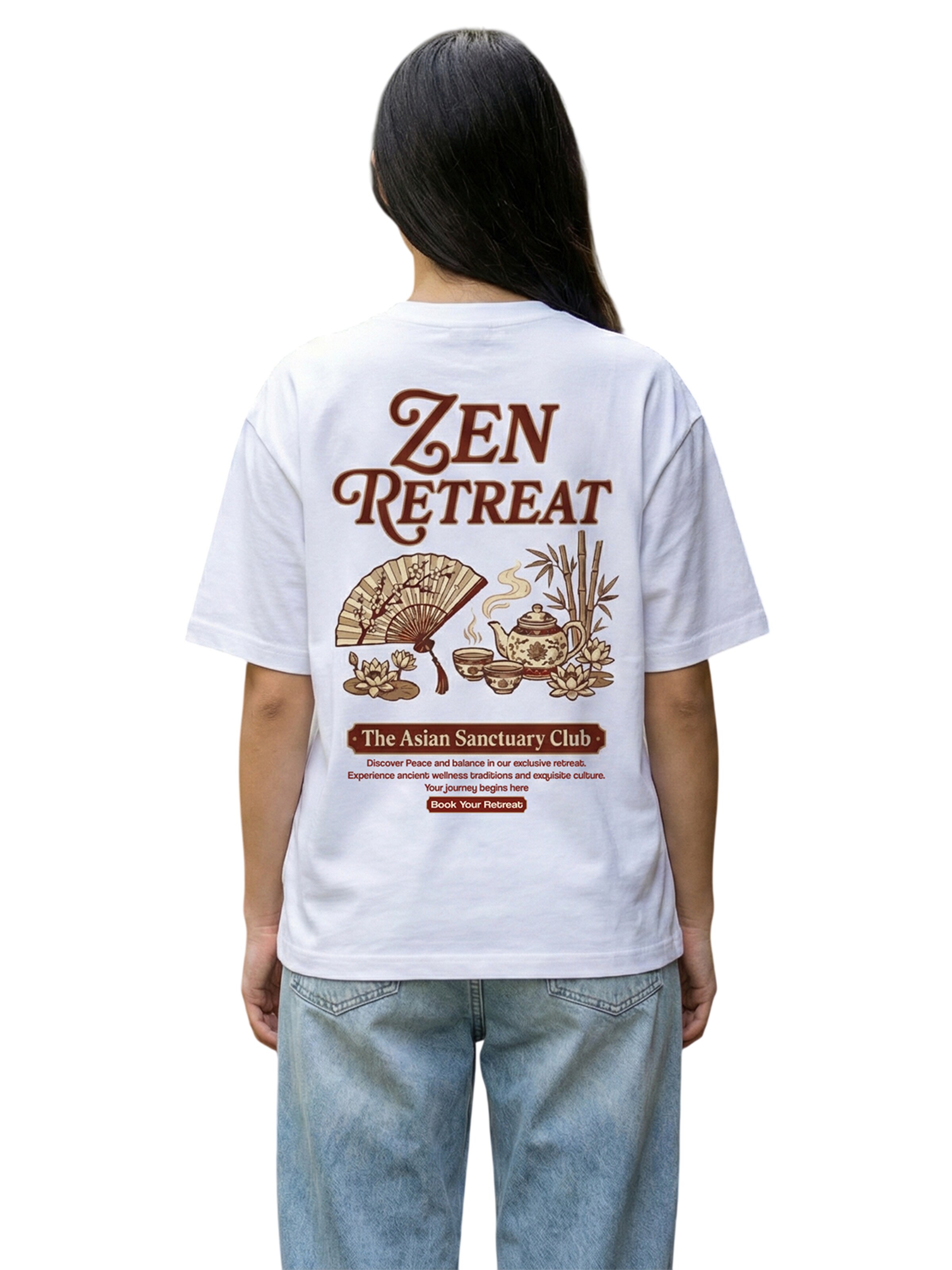 RoamLikeSummer Shirt 'Zen Retreat' in White