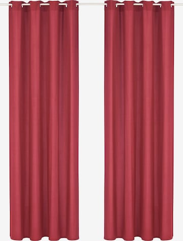 MY HOME Curtains & Drapes in Red: front