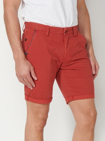 KOROSHI Normalny krój Spodnie w kolorze czerwony: przód