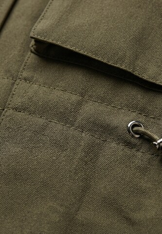 Parka mi-saison Usha en vert