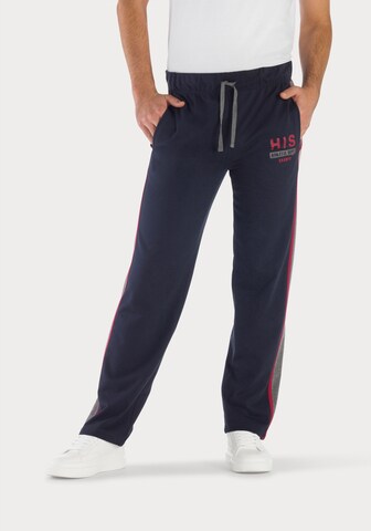 HIS JEANS Loose fit Pants in Blue: front