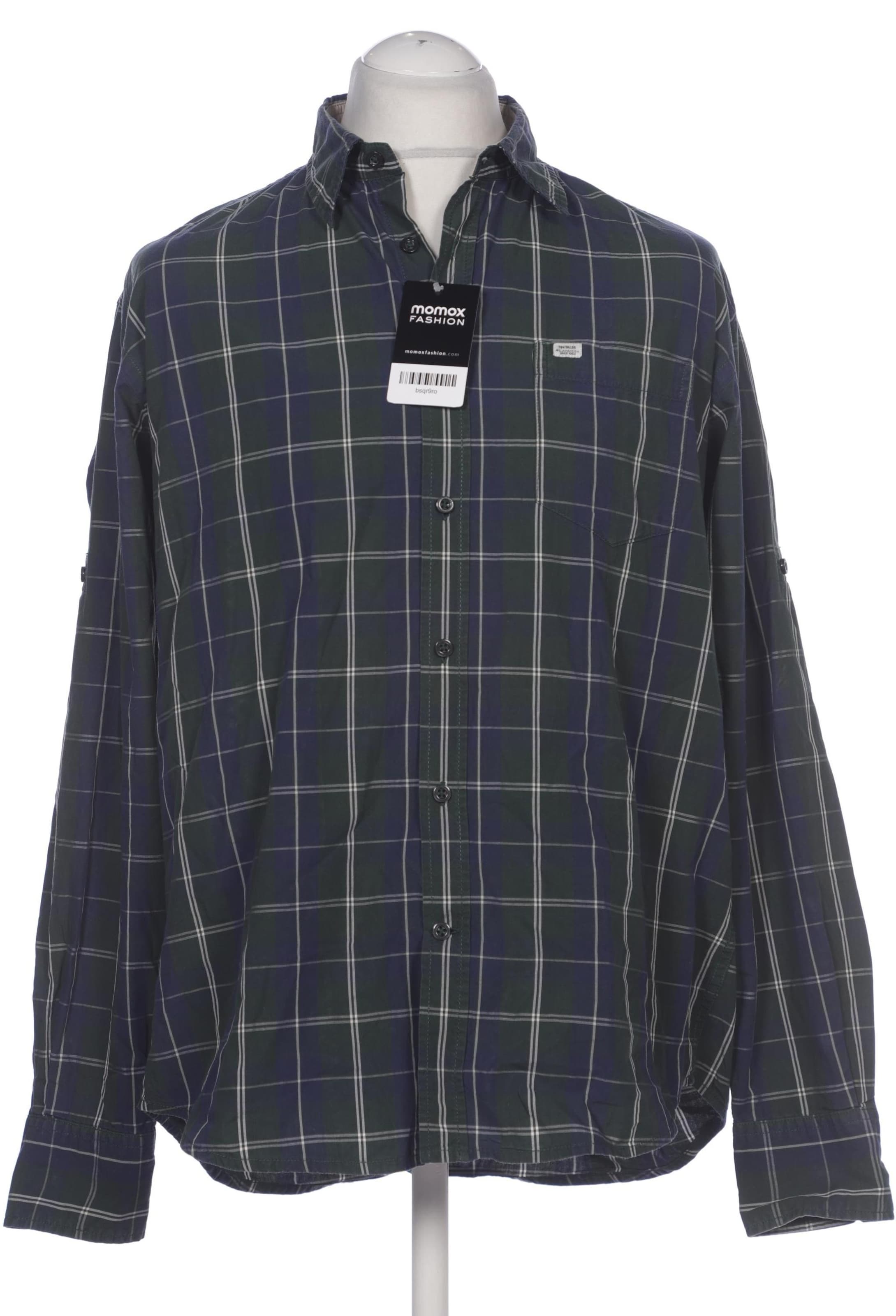 TOM TAILOR Button Up Shirt in L in Green: front