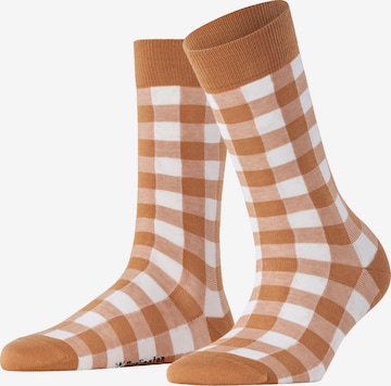 BURLINGTON Socken 'Vichy' in Braun: Vorderseite