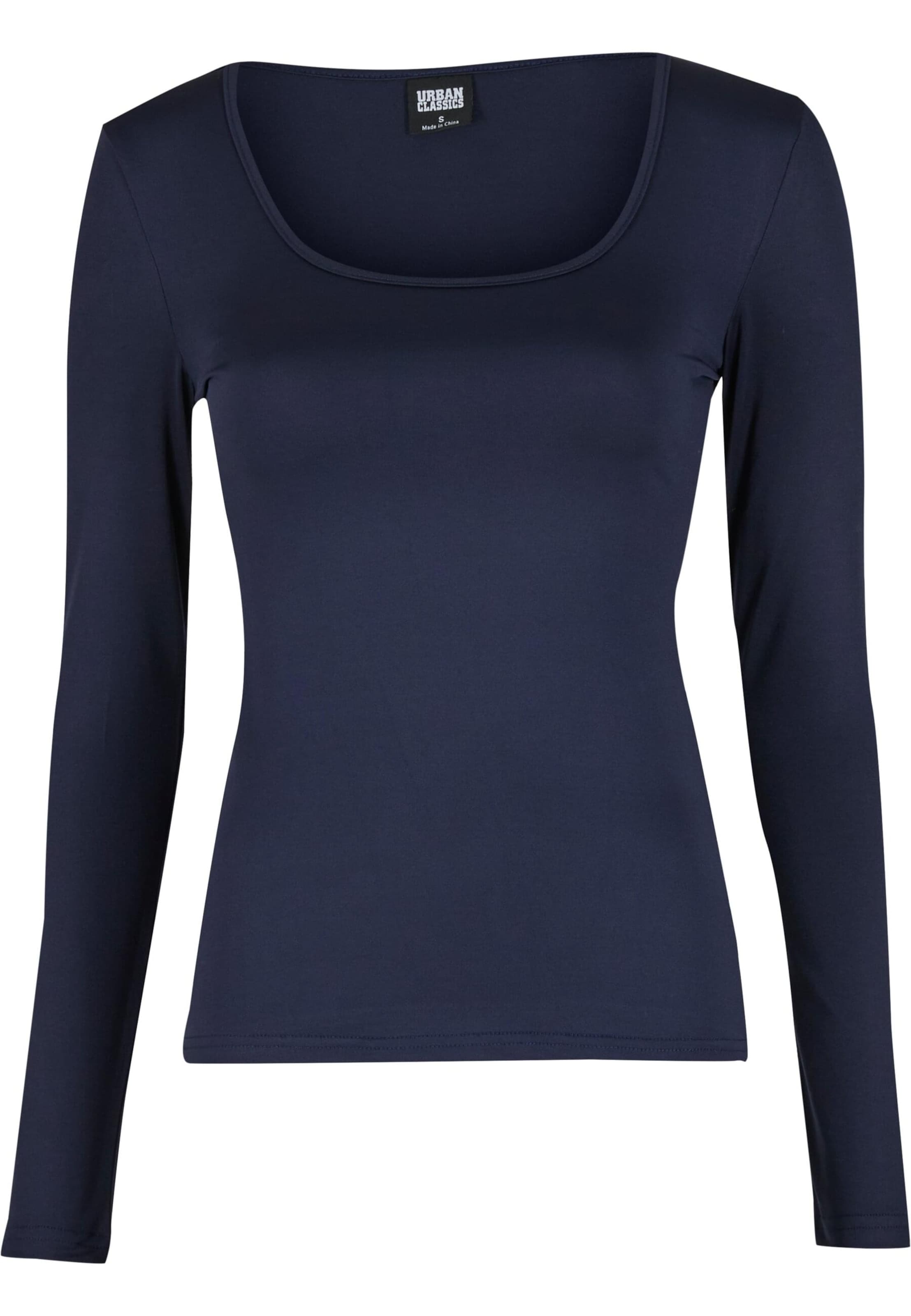 Urban Classics Shirt in Blauw: voorkant