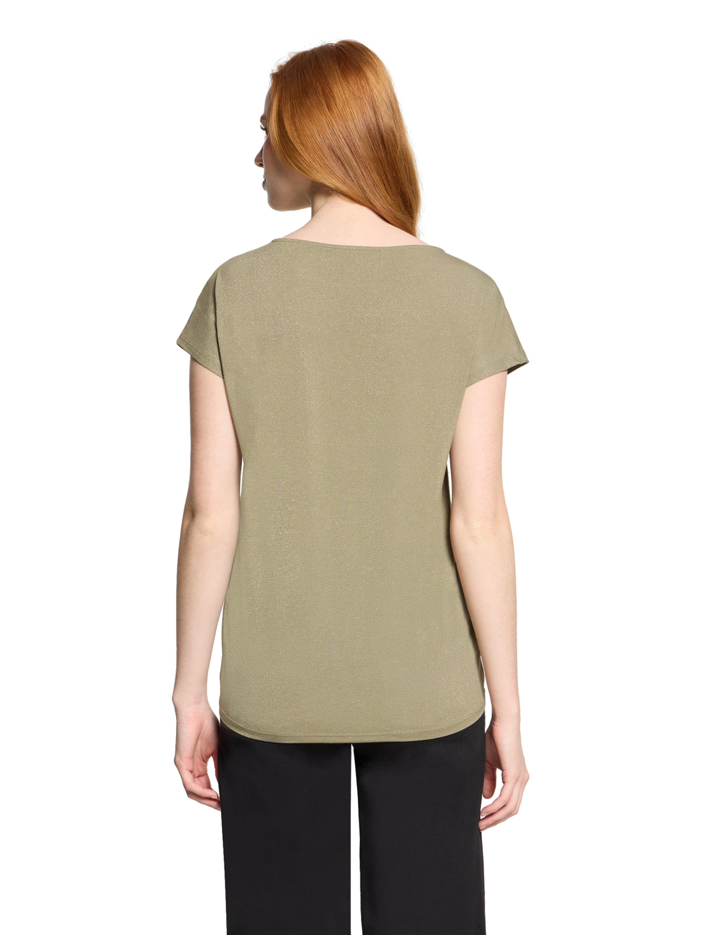 Betty Barclay Halbarm-Shirt mit Knoten in Grün