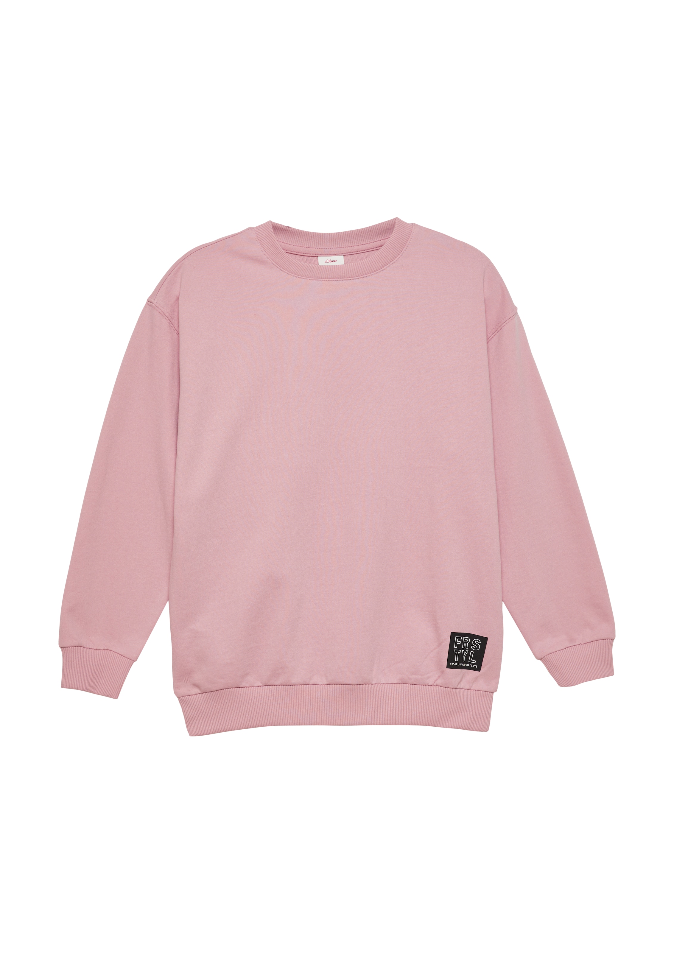 s.Oliver Sweatshirt in Pink: Vorderseite