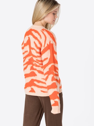 Geacă tricotată 'Molina' de la Designers Remix pe portocaliu