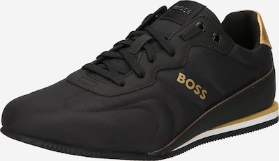 BOSS Orange Sneakers laag in de kleur Goud / Zwart, Productweergave