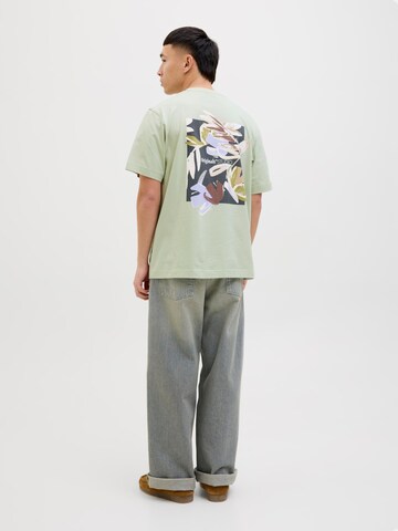 T-Shirt JACK & JONES en vert : devant