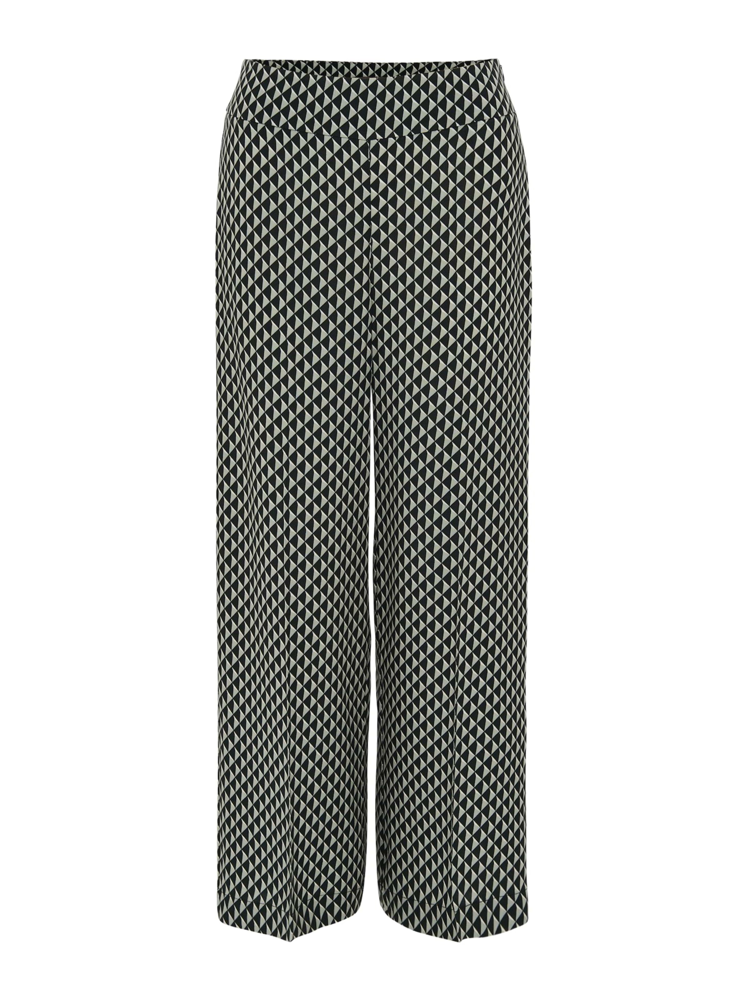 OPUS Wide Leg Hose 'Misha' in Grün: Vorderseite