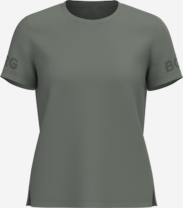BJÖRN BORG Funkčné tričko - Zelená: predná strana