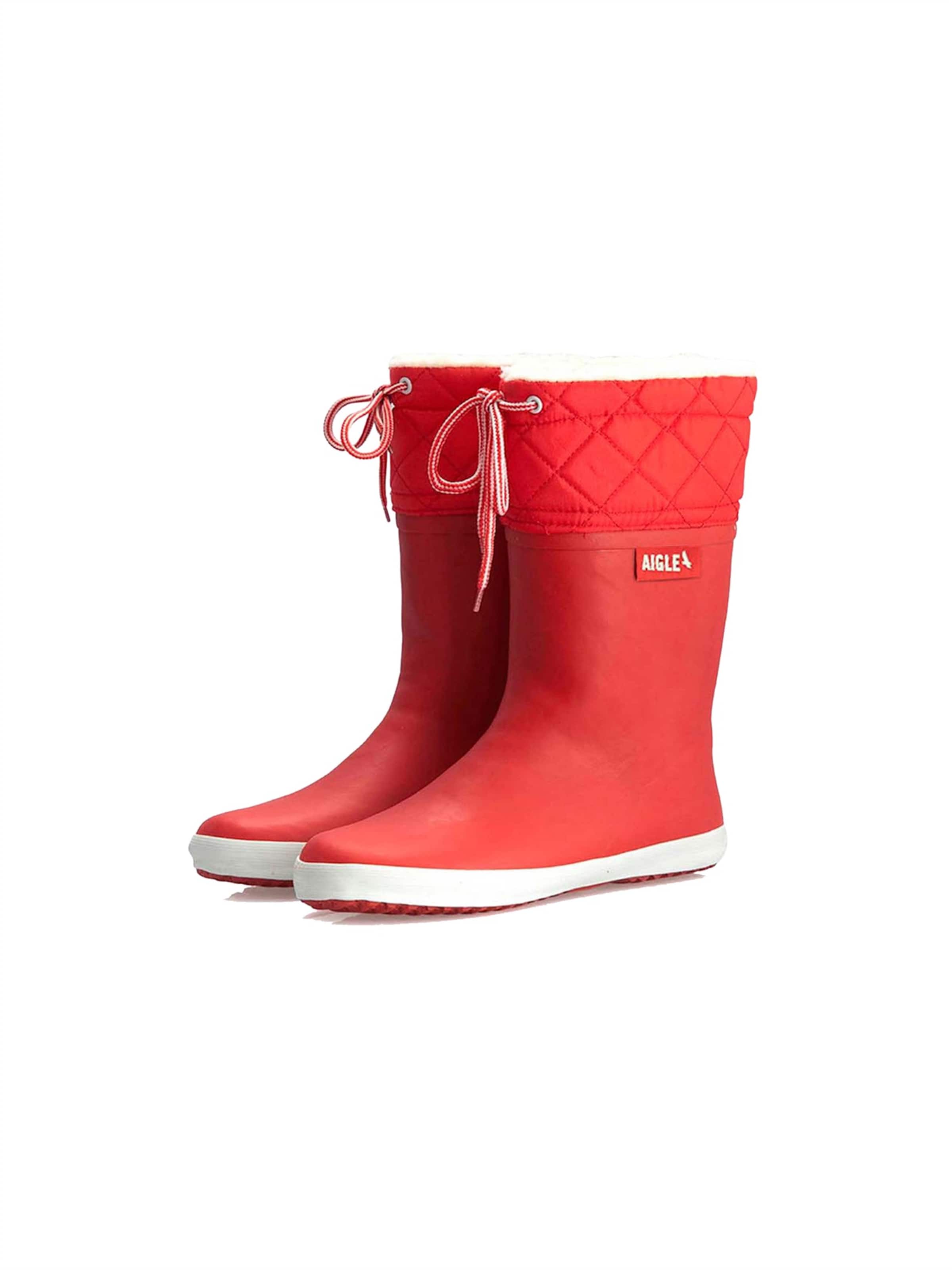 AIGLE Regenlaarzen in Rood