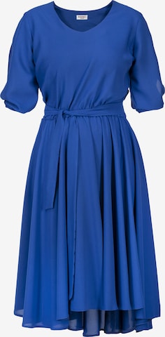 Robe de cocktail 'OLIWIA' Karko en bleu : devant