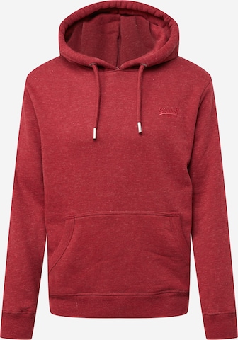 Superdry Sweatshirt in Rot: predná strana