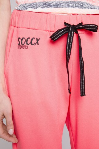 Soccx Regular Hose in Pink