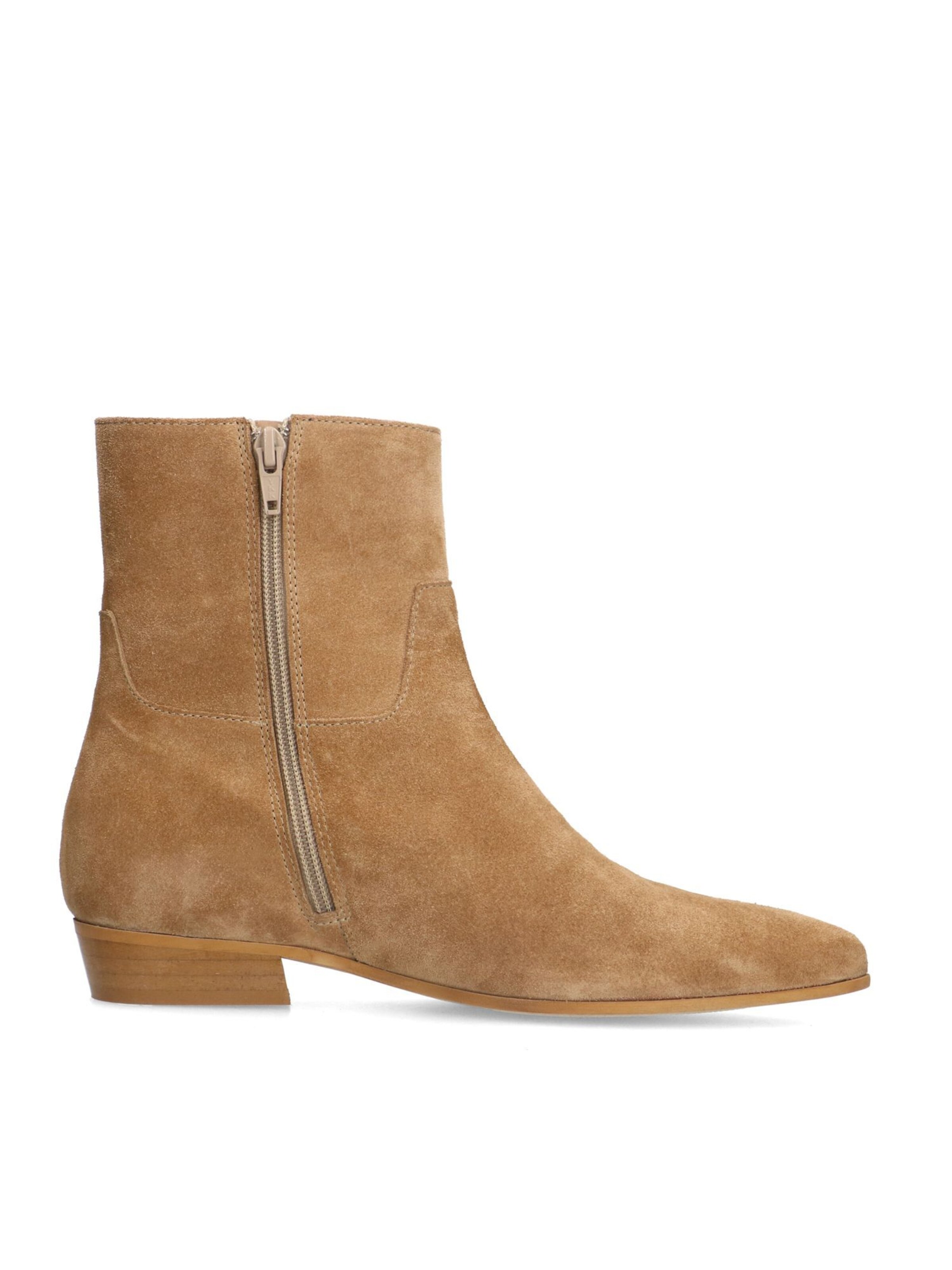 MANFIELD Stiefelette in Beige