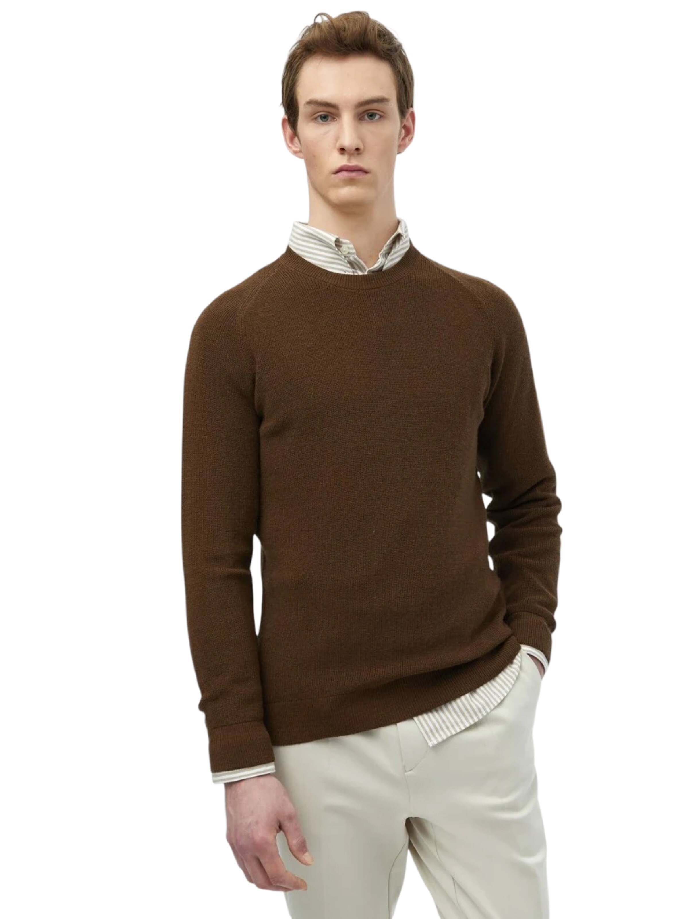 Ramsey Sweater in Brown: front