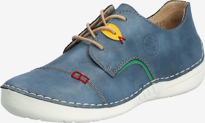 Rieker Lace-up shoe '52528' in Blue denim / Yellow / Green / Red, Item view
