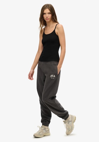 Superdry Bootcut Broek 'Athletic Essential' in Grijs
