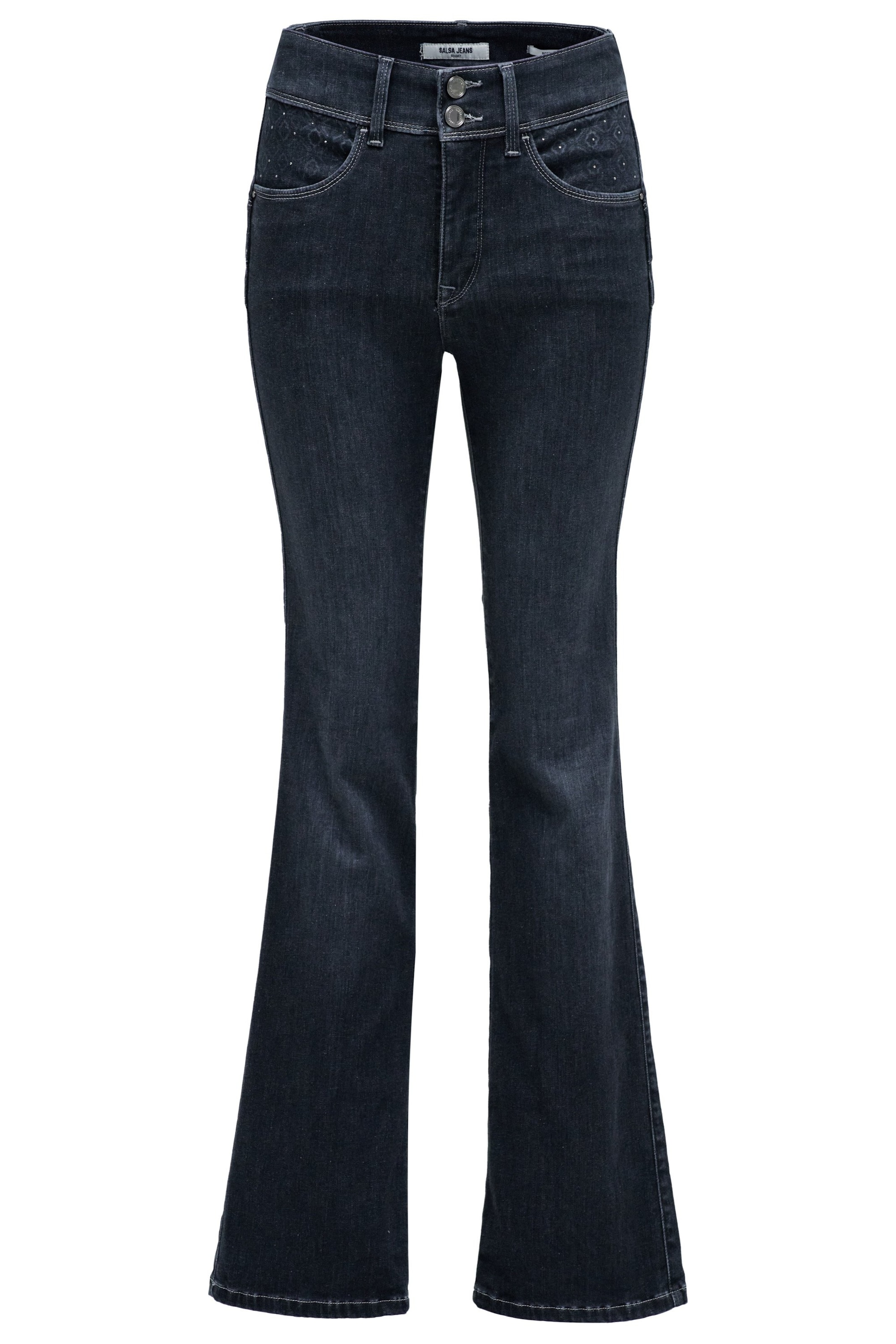 Salsa Jeans Flared Jeans 'Secret' in Grey: front