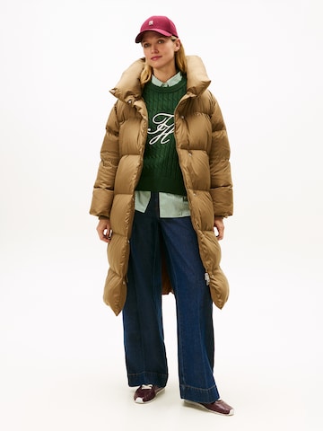 TOMMY HILFIGER - Sobretudo de inverno em verde: frente