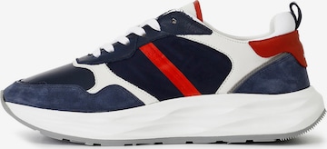 CAFè NOIR Platform trainers in Blue: front