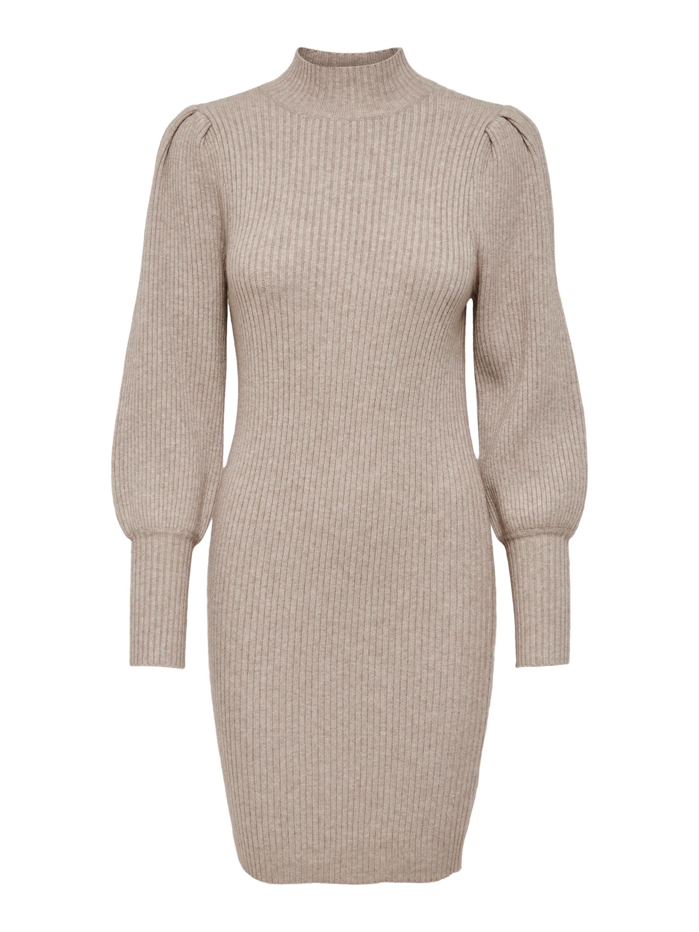 ONLY Knitted dress 'Onlkatia' in Brown: front