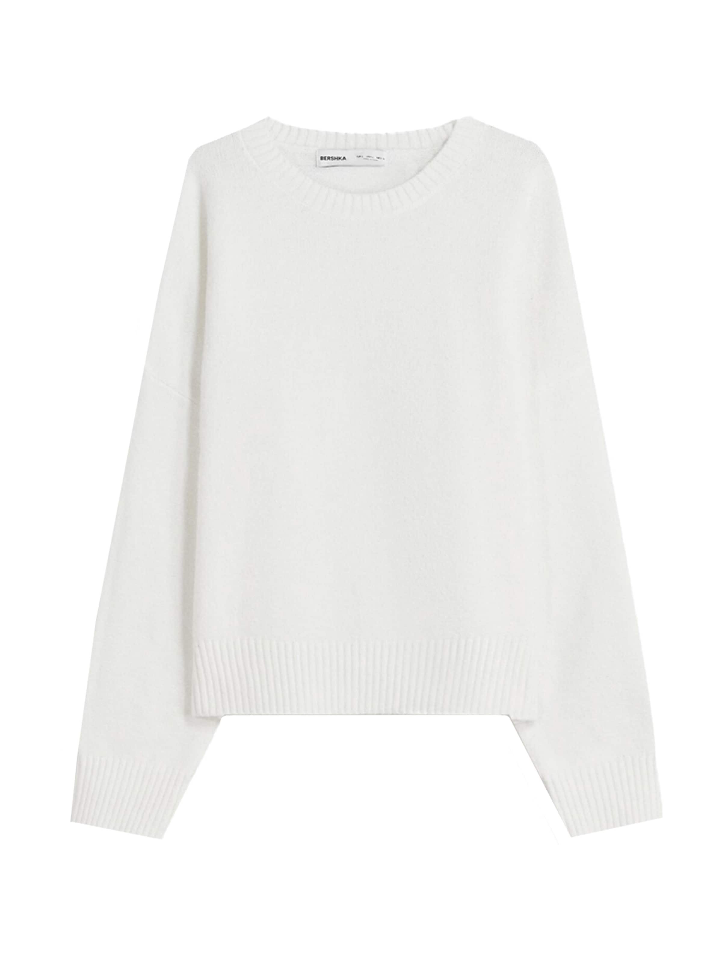 Pullover di Bershka in bianco: frontale