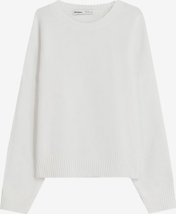 Pullover di Bershka in bianco: frontale