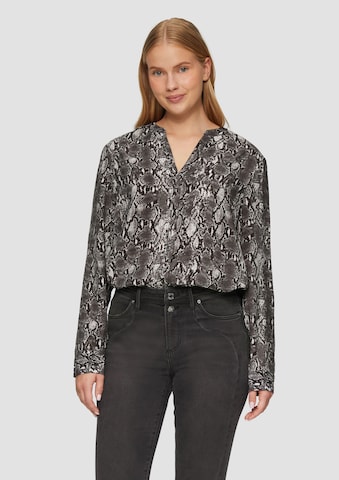 s.Oliver Blouse in Grey: front